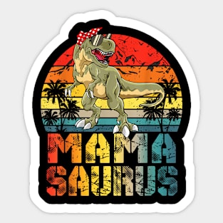 Mamasaurus T Rex Dinosaur Mama Saurus Family Matching Sticker